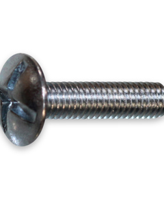 Mushroom head screw M 6x 25 galv slotted